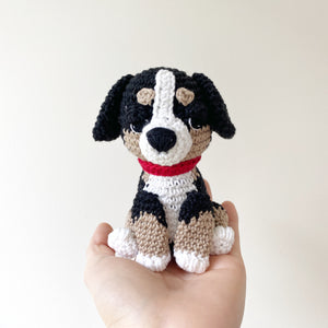 Made to Order BERNESE MOUNTAIN DOG crochet amigurumi
