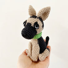 Load image into Gallery viewer, Made to Order GERMAN SHEPHERD crochet amigurumi