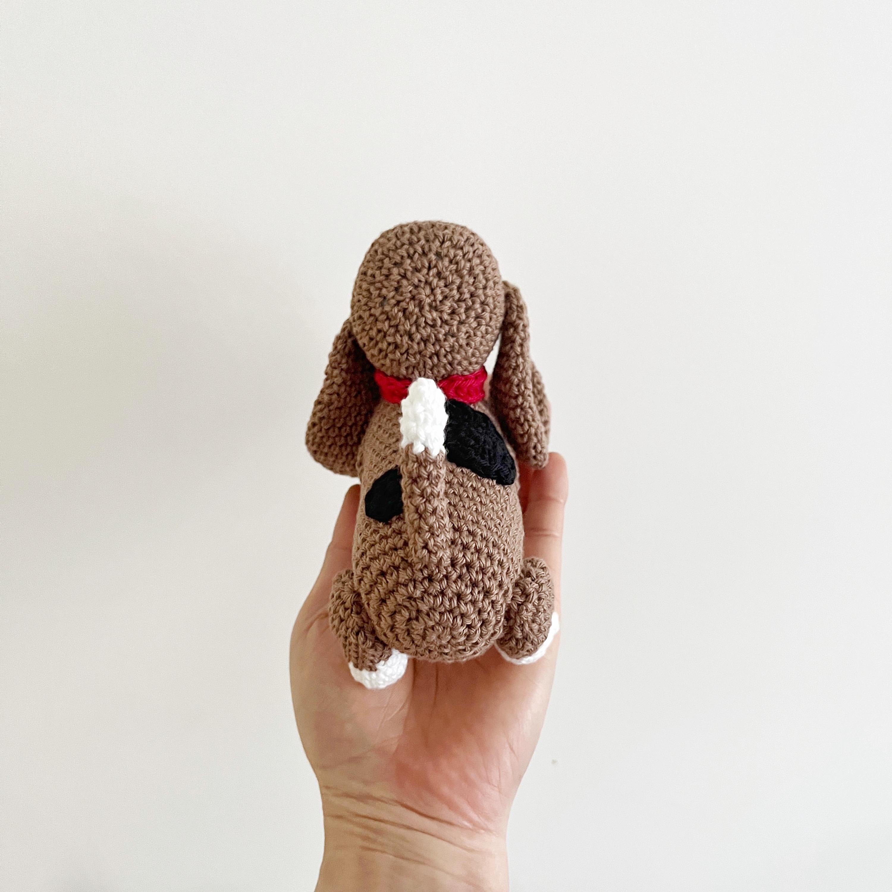 Made to Order BASSET HOUND crochet amigurumi