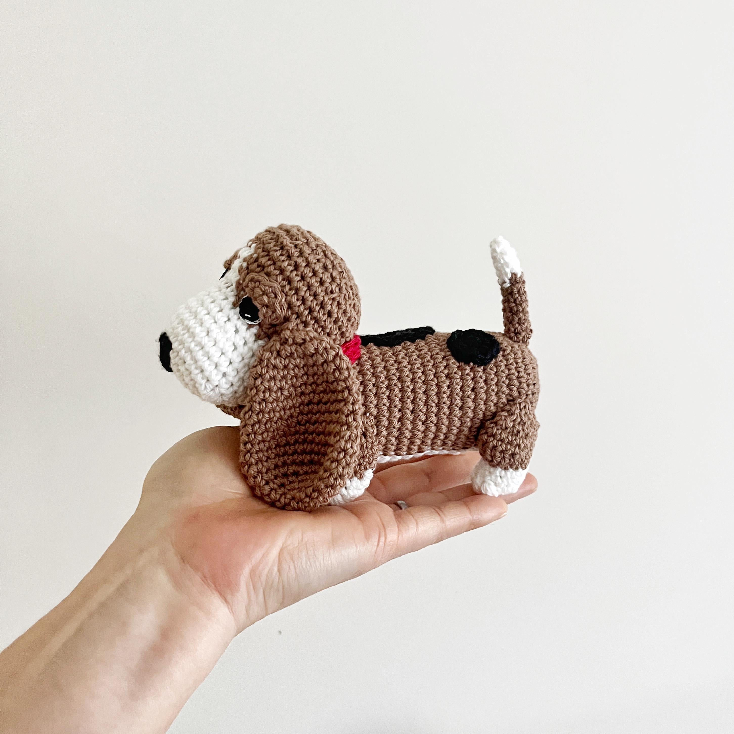 Made to Order BASSET HOUND crochet amigurumi