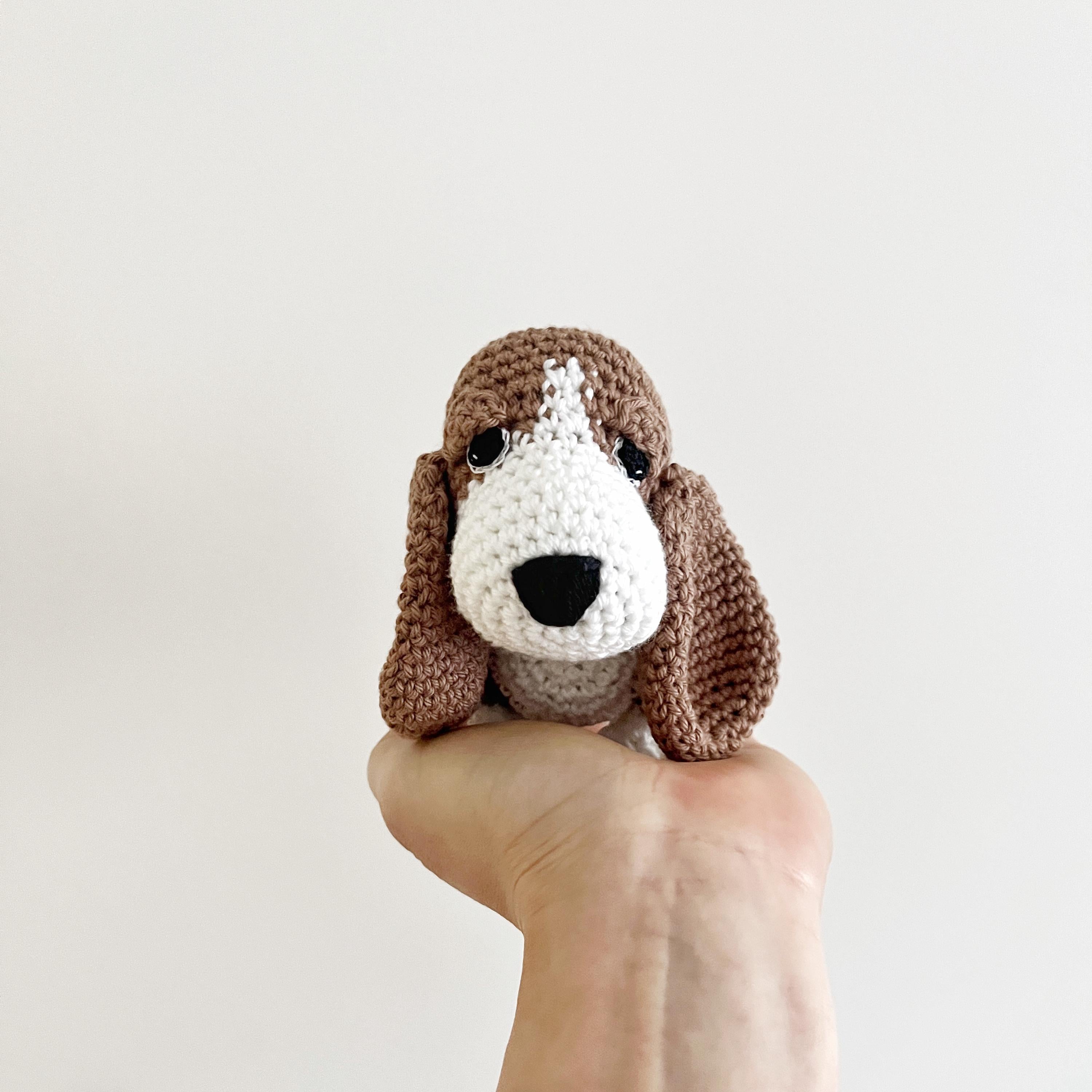 Made to Order BASSET HOUND crochet amigurumi