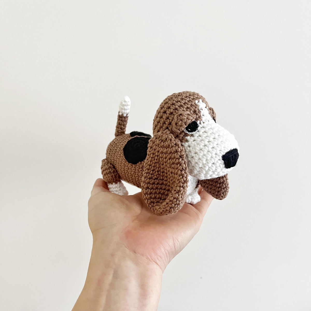 Made to Order BASSET HOUND crochet amigurumi
