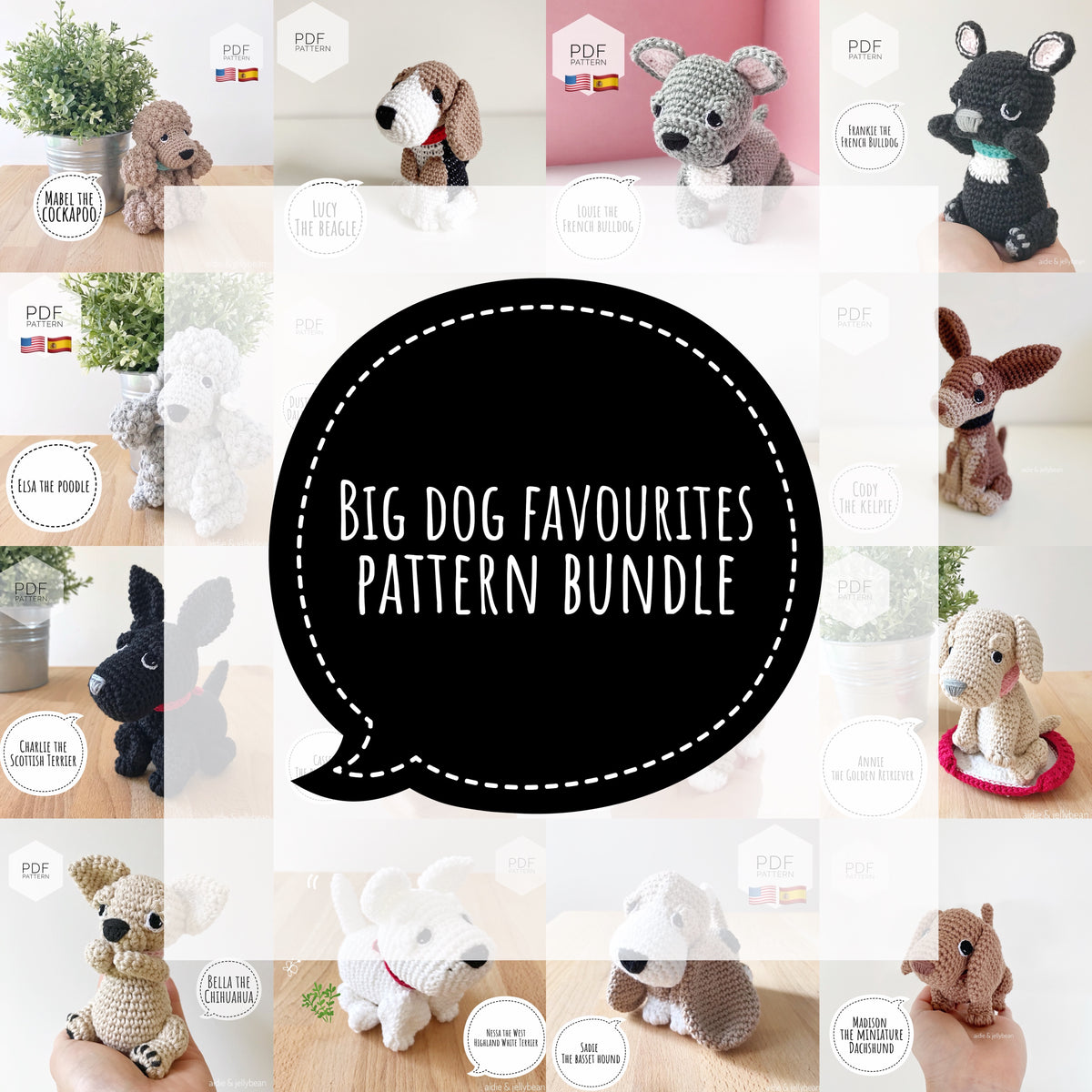 Big Dog Favourites 5 Pattern Bundle