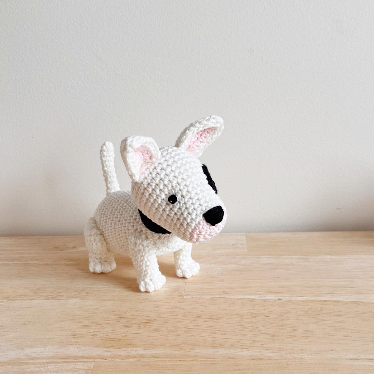 Made to Order BULL TERRIER crochet amigurumi