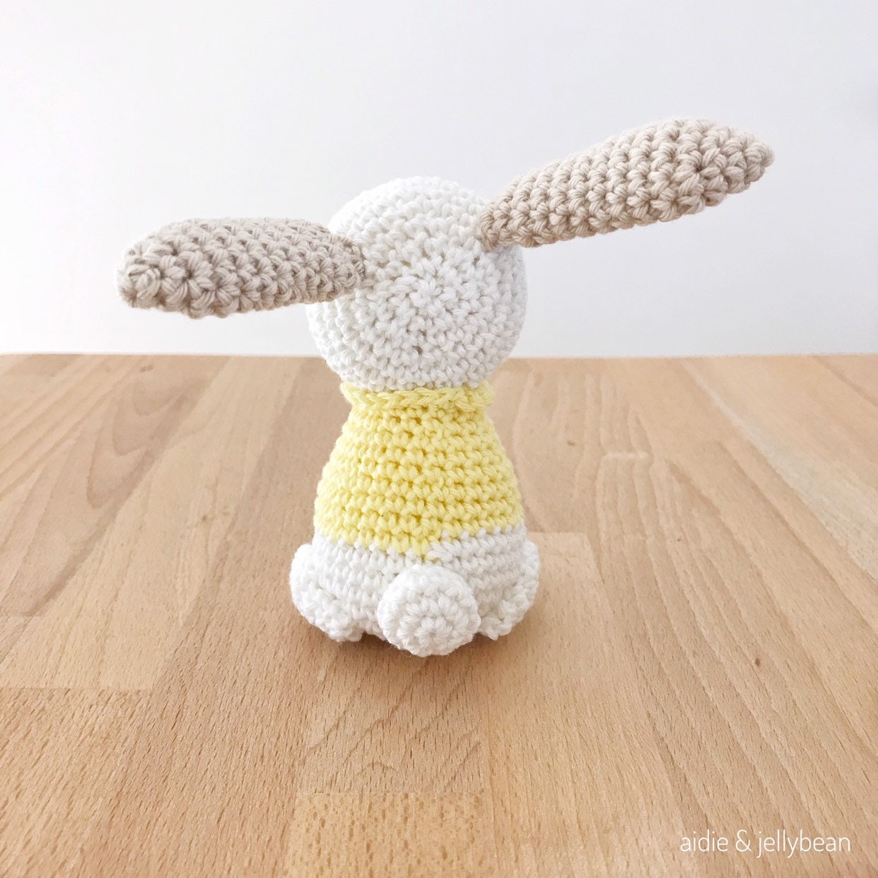 Made to Order BUNNY wearing a Sweater crochet amigurumi