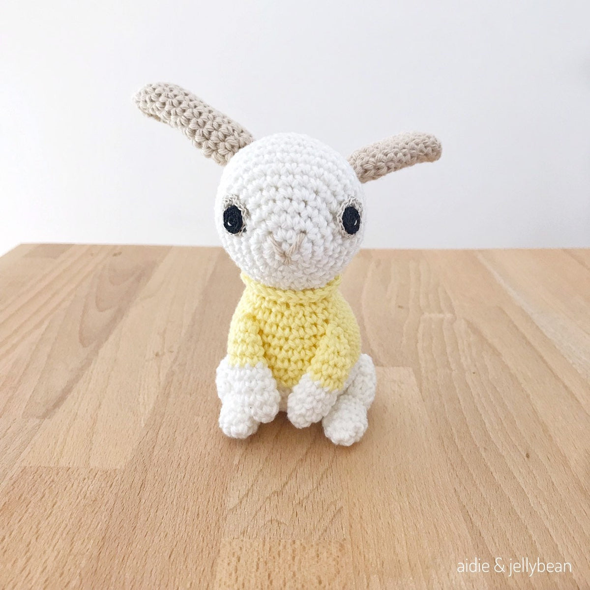 Made to Order BUNNY wearing a Sweater crochet amigurumi