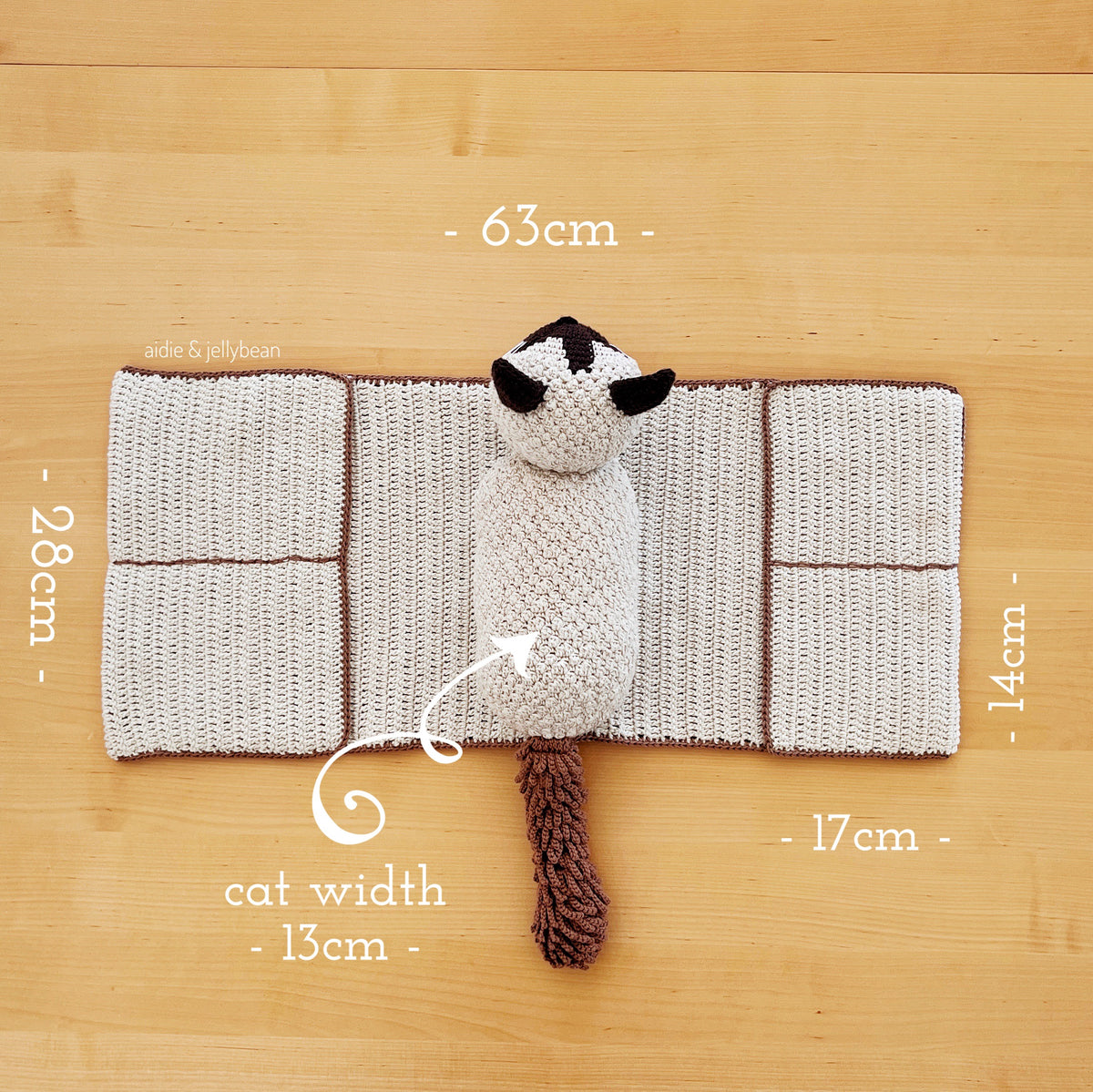 Made to Order SNOOZING CAT Sofa Caddy