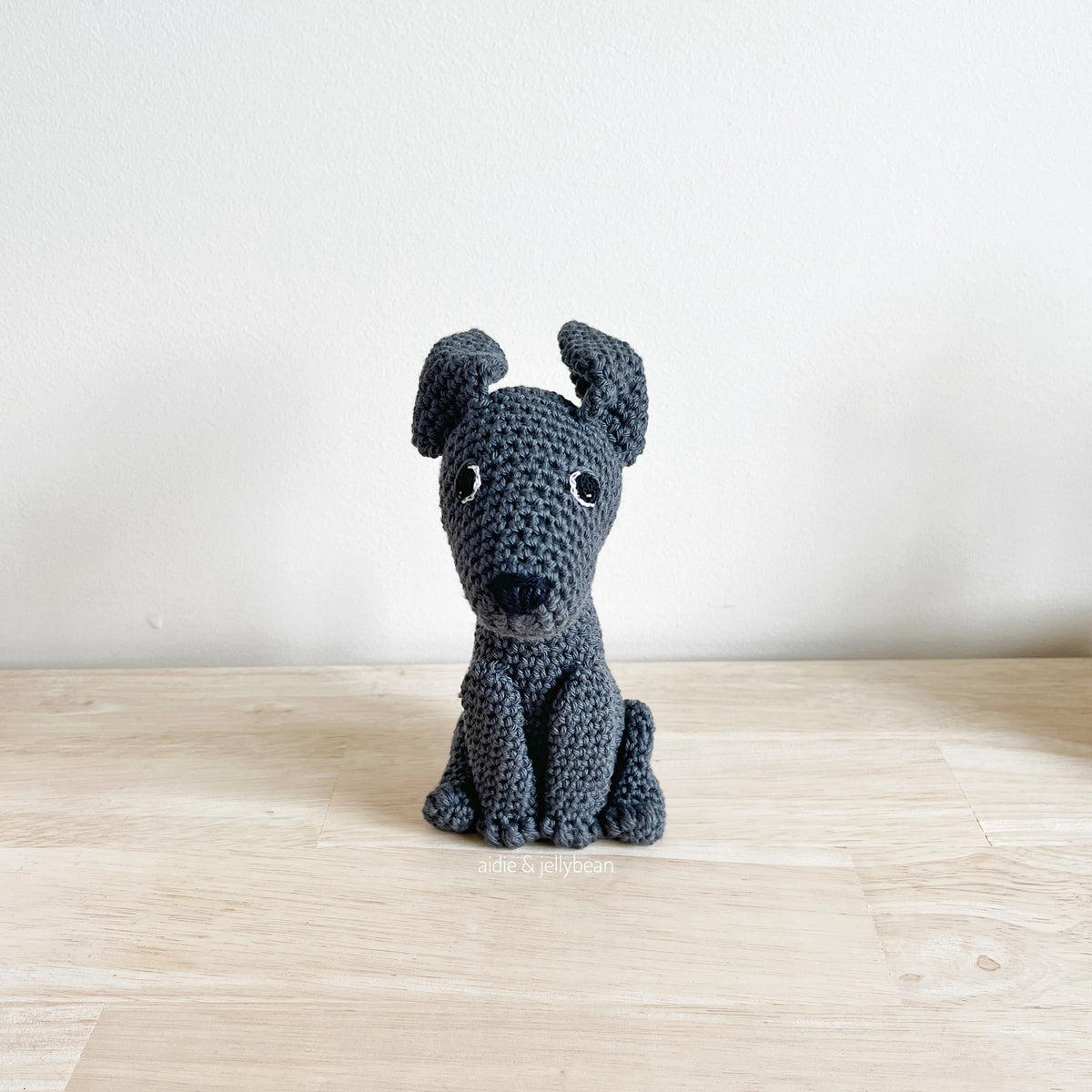 AMIGURUMI PATTERN/ tutorial (English) Amigurumi Greyhound Dog - "Duke the Greyhound Puppy"