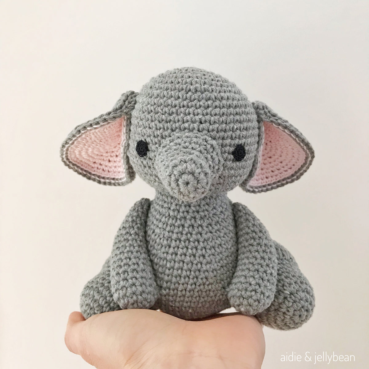 Made to Order ELEPHANT PAIR crochet amigurumi