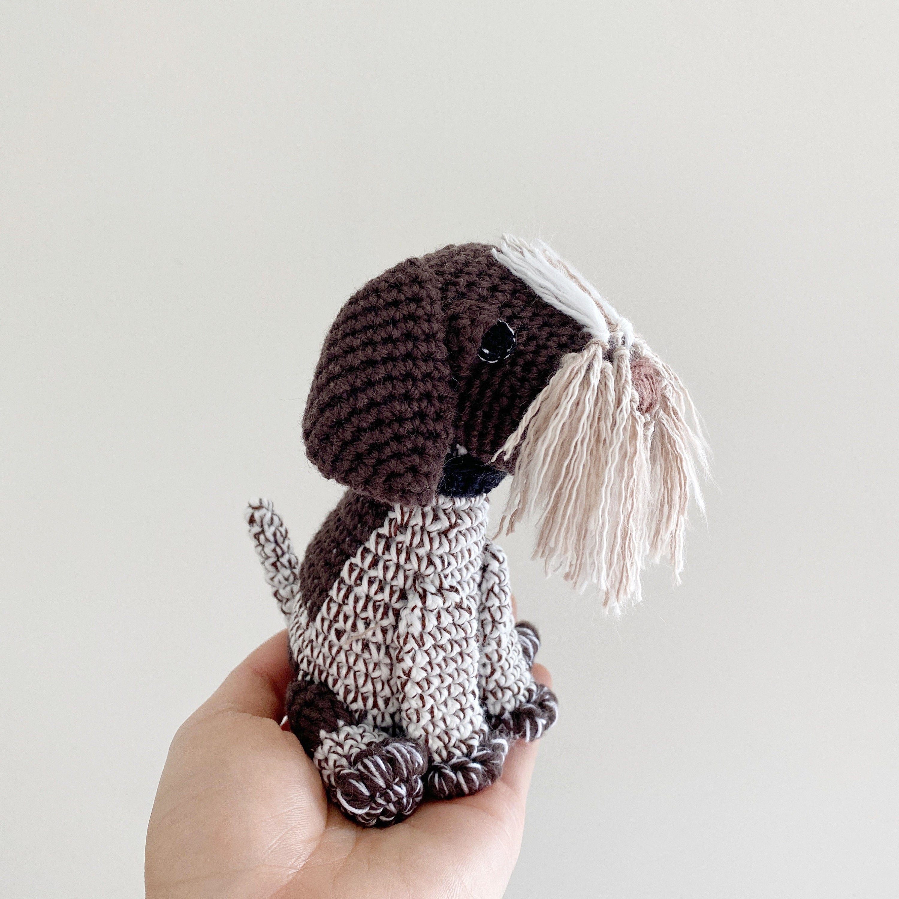 Made to Order GERMAN WIREHAIRED POINTER crochet amigurumi