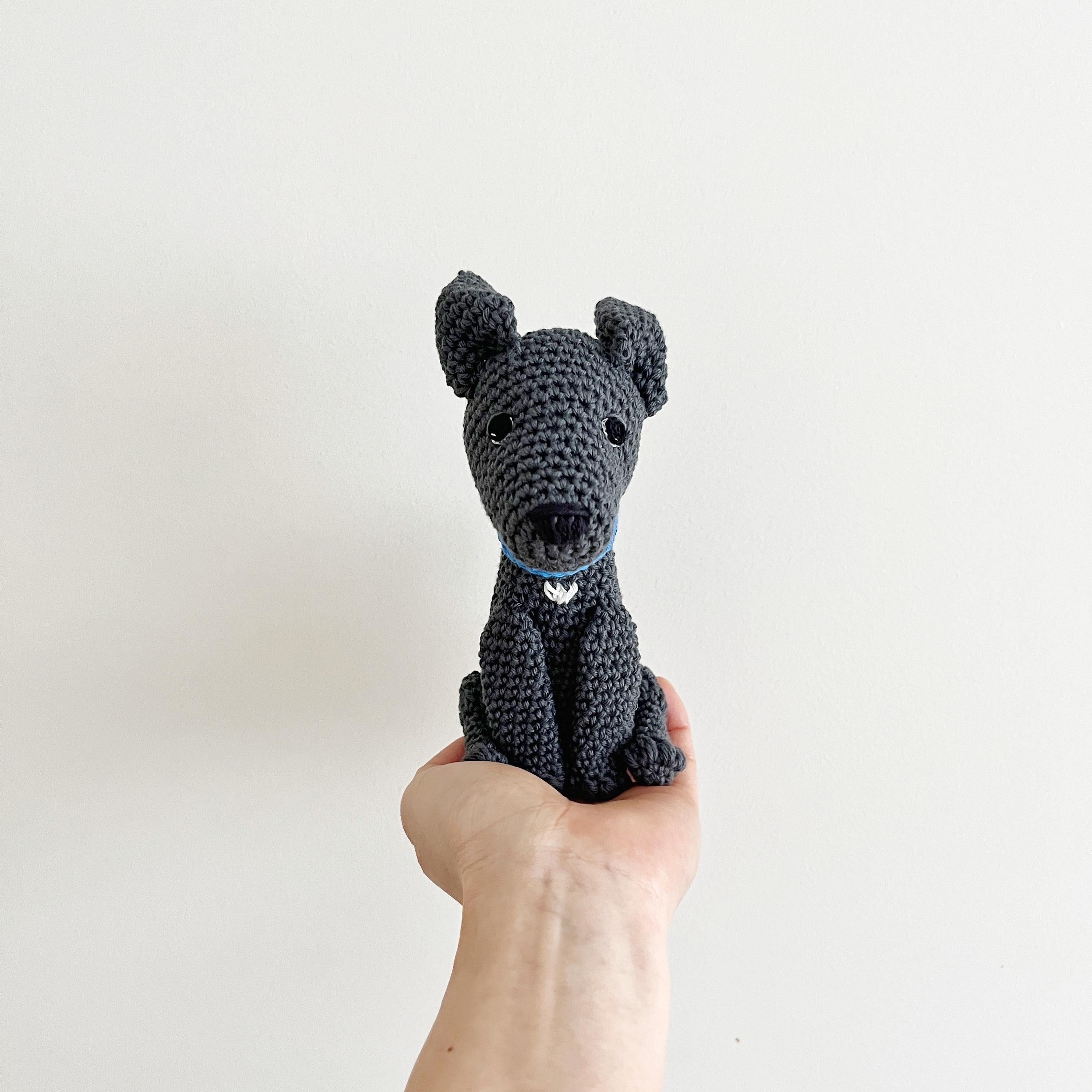Made to Order GREYHOUND crochet amigurumi