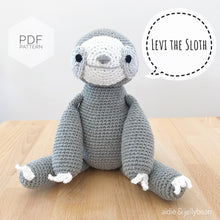 Load image into Gallery viewer, AMIGURUMI PATTERN/ tutorial (English) Amigurumi Sloth - "Levi the Sloth Pattern" pdf - US terminology
