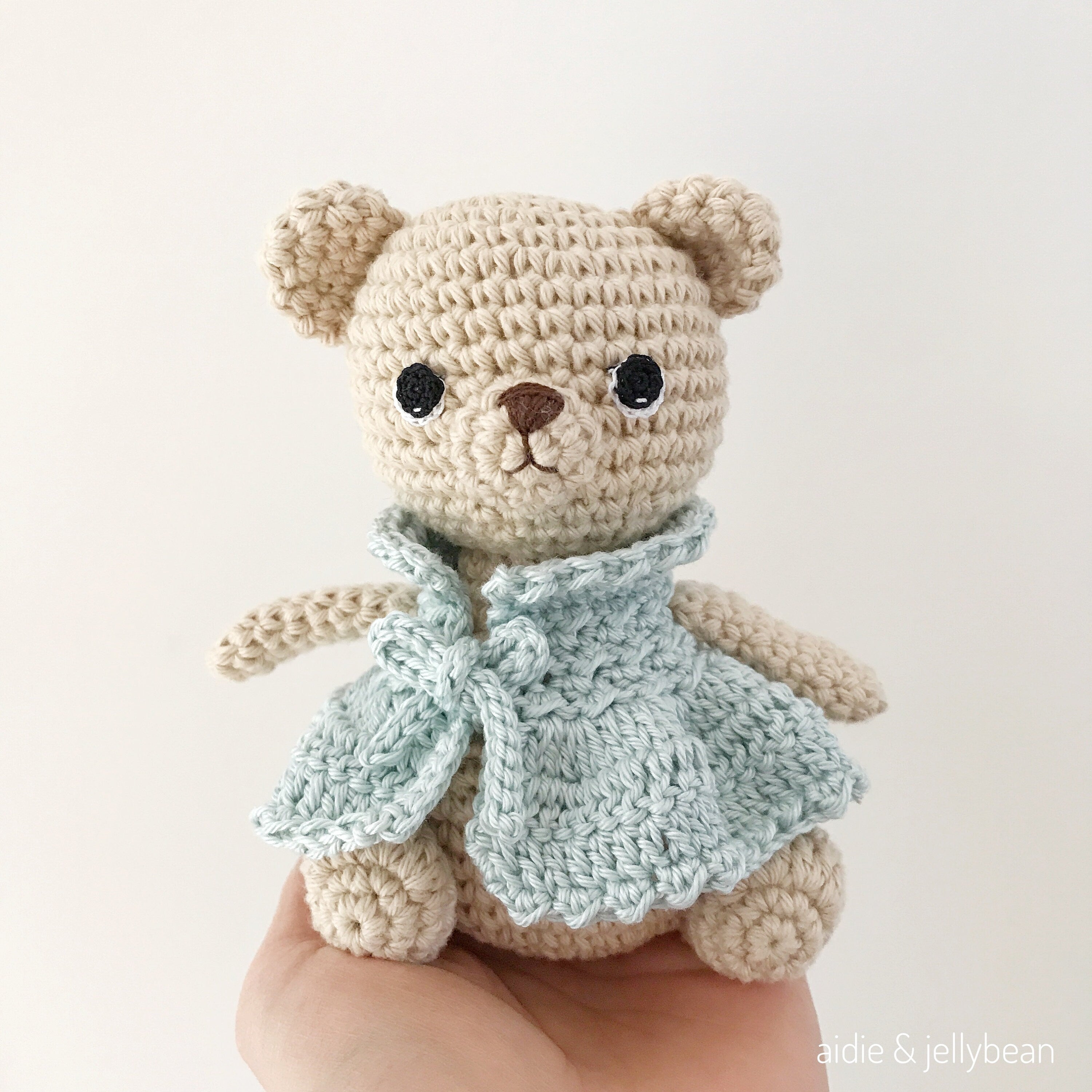 AMIGURUMI PATTERN/ tutorial (English) Amigurumi Teddy Bear "The Little Teddy Bears" pdf - US terminology