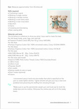 Load image into Gallery viewer, AMIGURUMI PATTERN/ tutorial (English) Amigurumi Teddy Bear "The Little Teddy Bears" pdf - US terminology