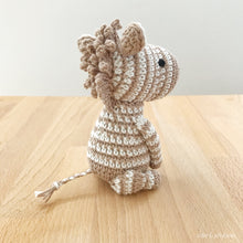 Load image into Gallery viewer, AMIGURUMI PATTERN/ tutorial (English) Amigurumi Zebra "Little Zoe the Zebra" pdf - US terminology