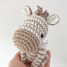 Load image into Gallery viewer, AMIGURUMI PATTERN/ tutorial (English) Amigurumi Zebra "Little Zoe the Zebra" pdf - US terminology