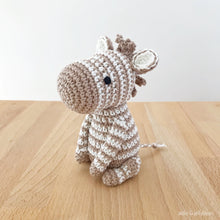 Load image into Gallery viewer, AMIGURUMI PATTERN/ tutorial (English) Amigurumi Zebra "Little Zoe the Zebra" pdf - US terminology