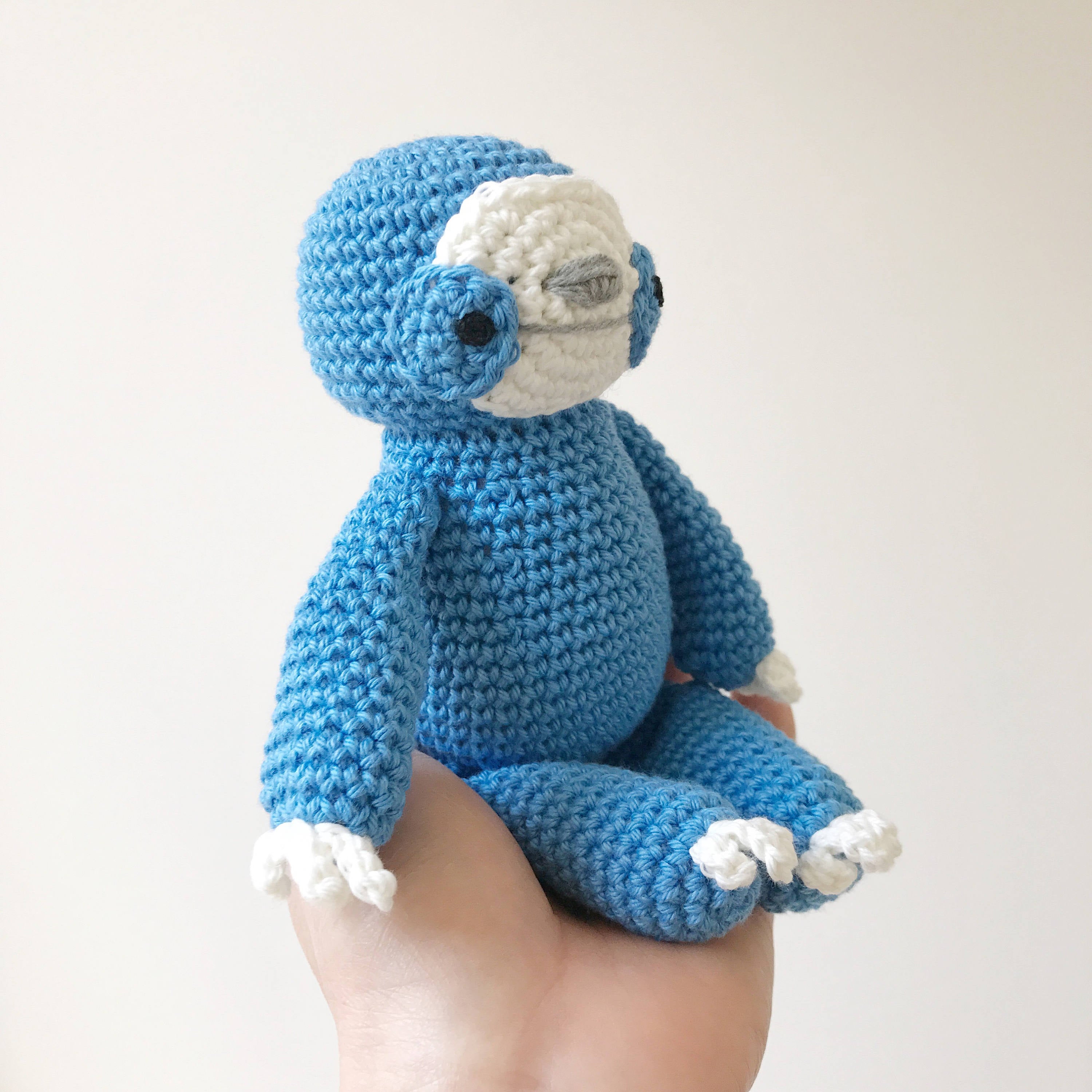 Made to Order LITTLE SLOTH crochet amigurumi