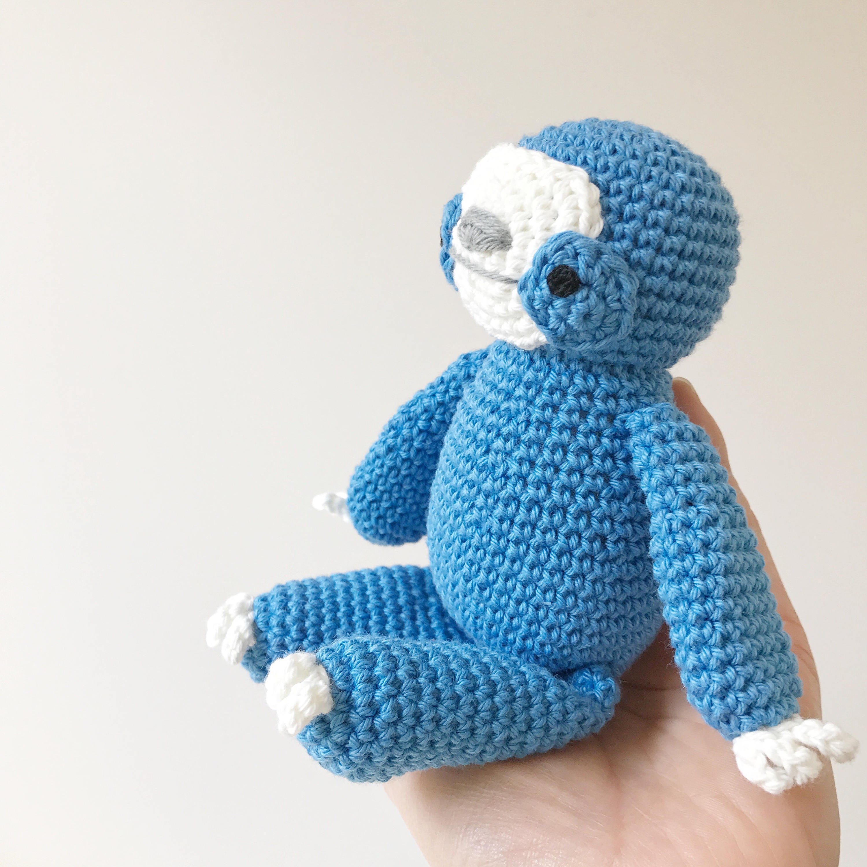 Made to Order LITTLE SLOTH crochet amigurumi