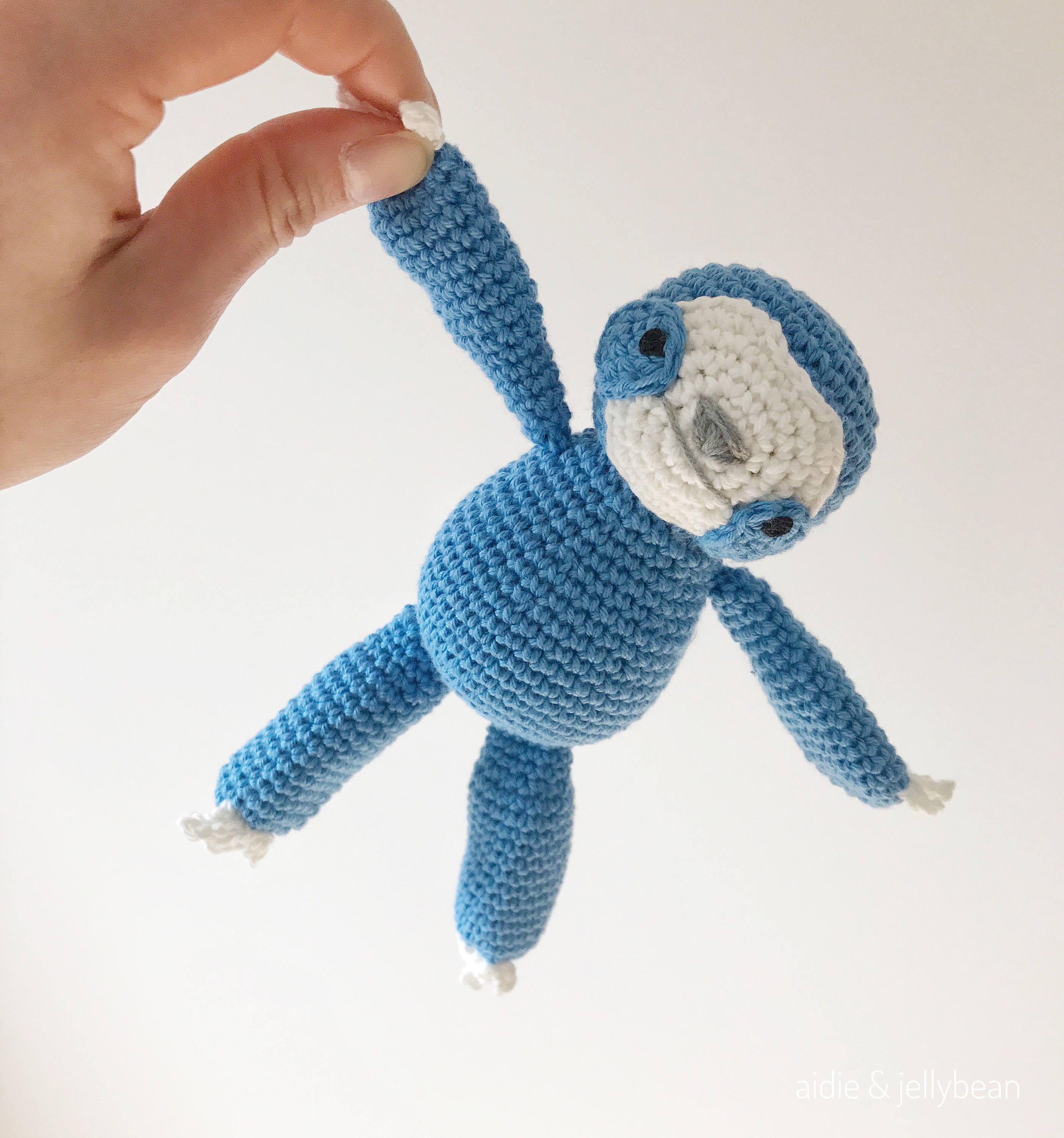 Made to Order LITTLE SLOTH crochet amigurumi