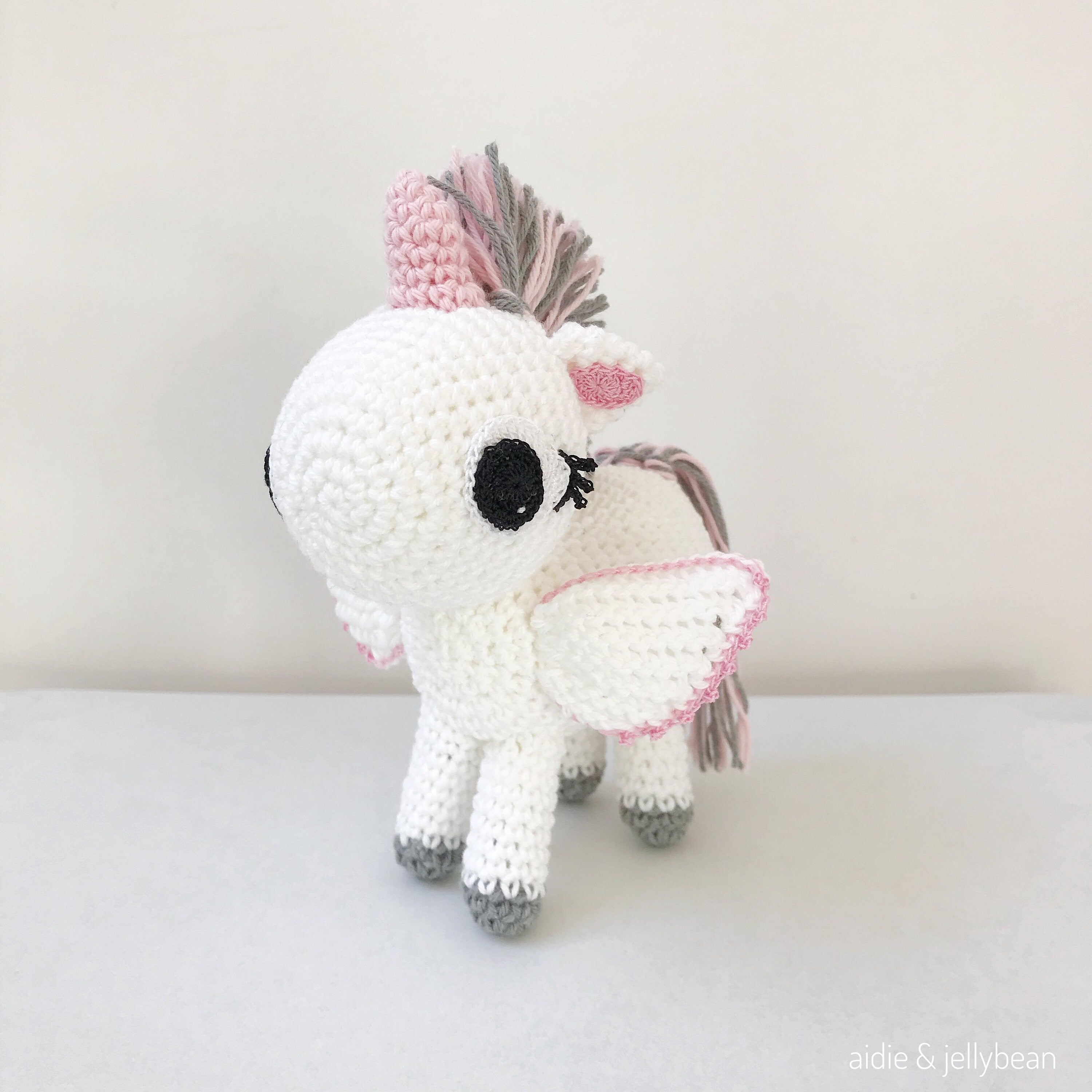 Made to Order LITTLE UNICORN crochet amigurumi