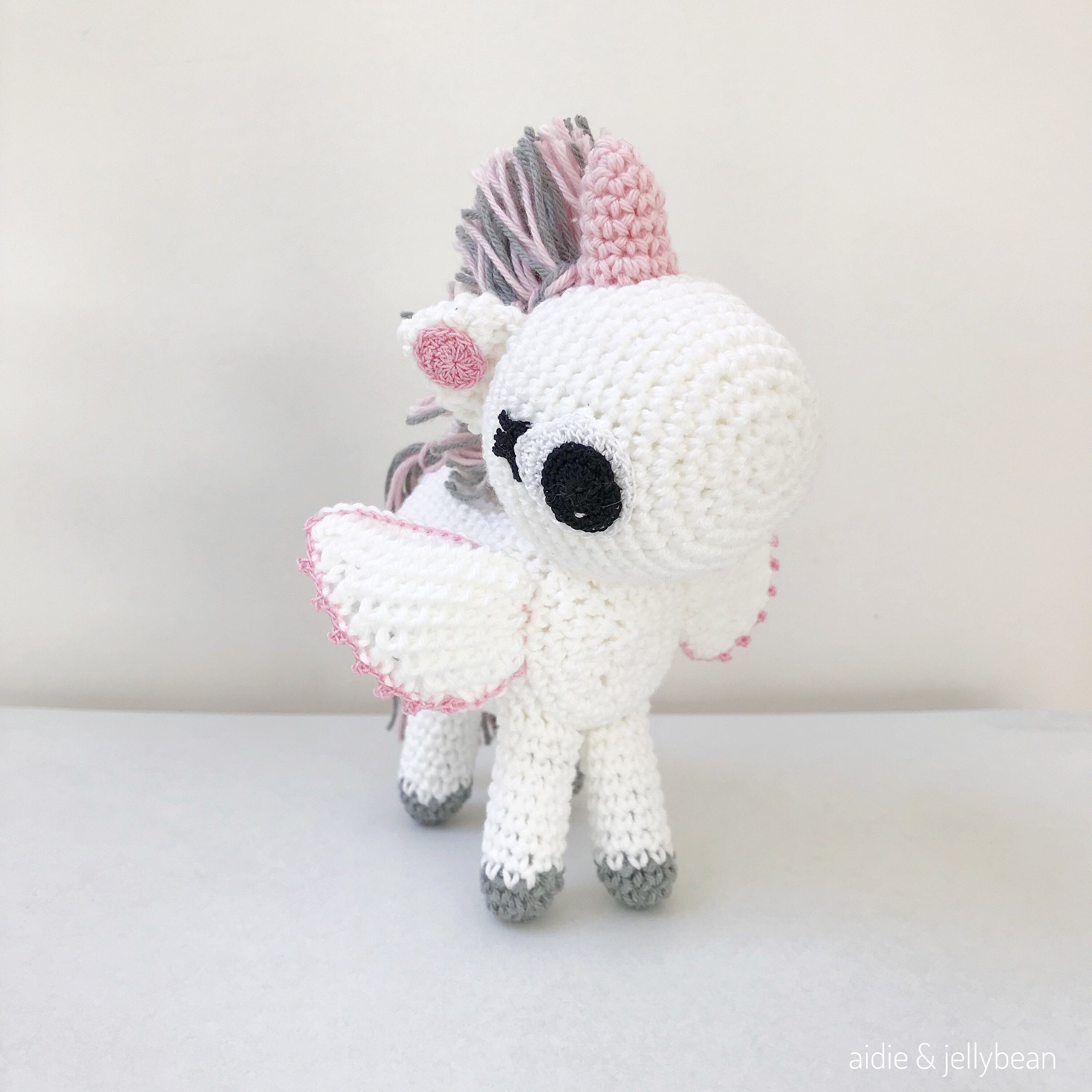 Made to Order LITTLE UNICORN crochet amigurumi