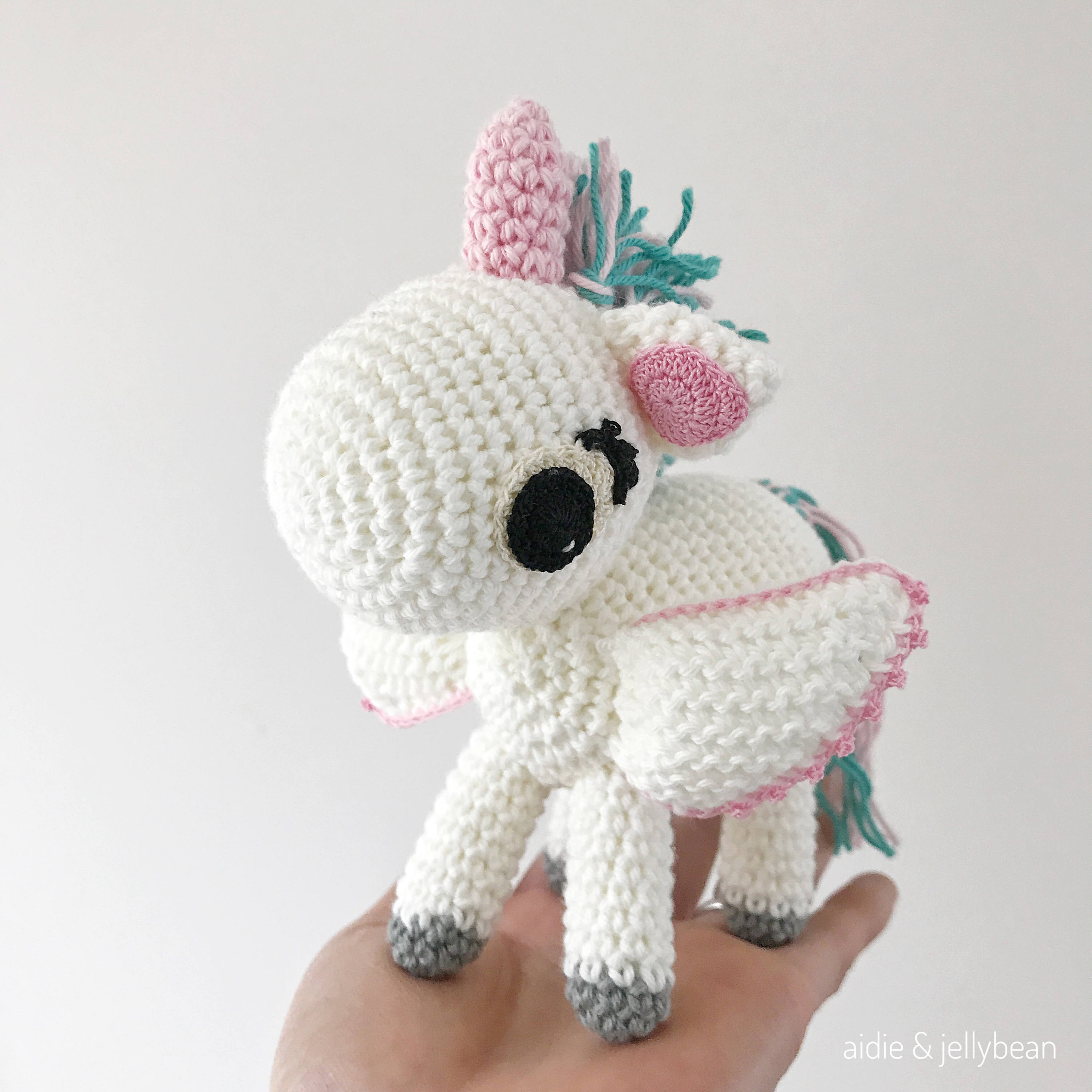 Made to Order LITTLE UNICORN crochet amigurumi