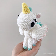 Load image into Gallery viewer, AMIGURUMI PATTERN/ tutorial (English) Amigurumi Unicorn - "Madeline the Unicorn" pdf - US terminology
