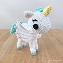 Load image into Gallery viewer, AMIGURUMI PATTERN/ tutorial (English) Amigurumi Unicorn - "Madeline the Unicorn" pdf - US terminology