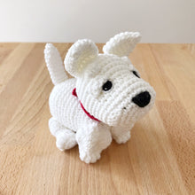 Load image into Gallery viewer, AMIGURUMI PATTERN/ tutorial (English) Amigurumi West Highland White Terrier - "Nessa the West Highland White Terrier Puppy" pdf - US terminology