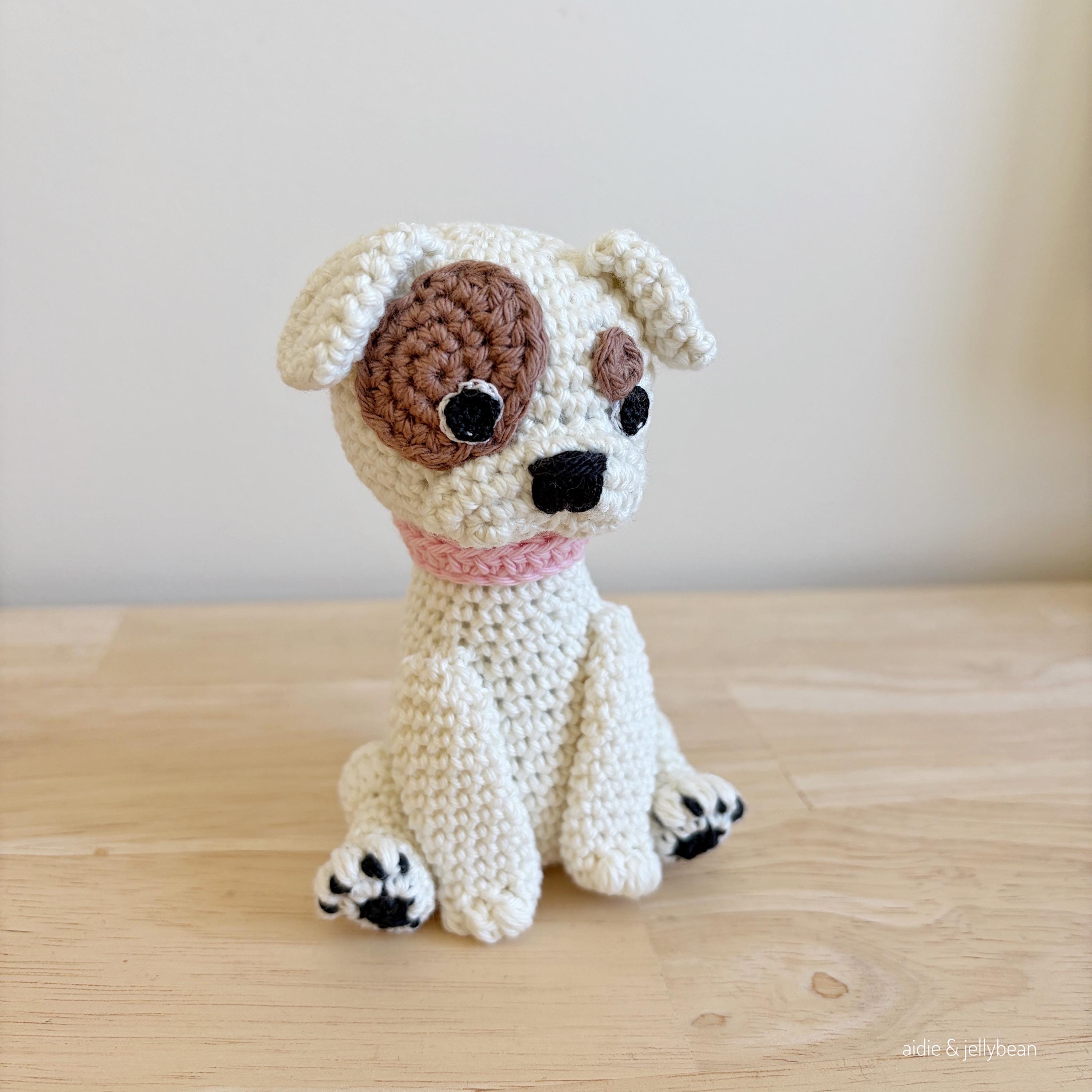 Made to Order PITT BULL crochet amigurumi
