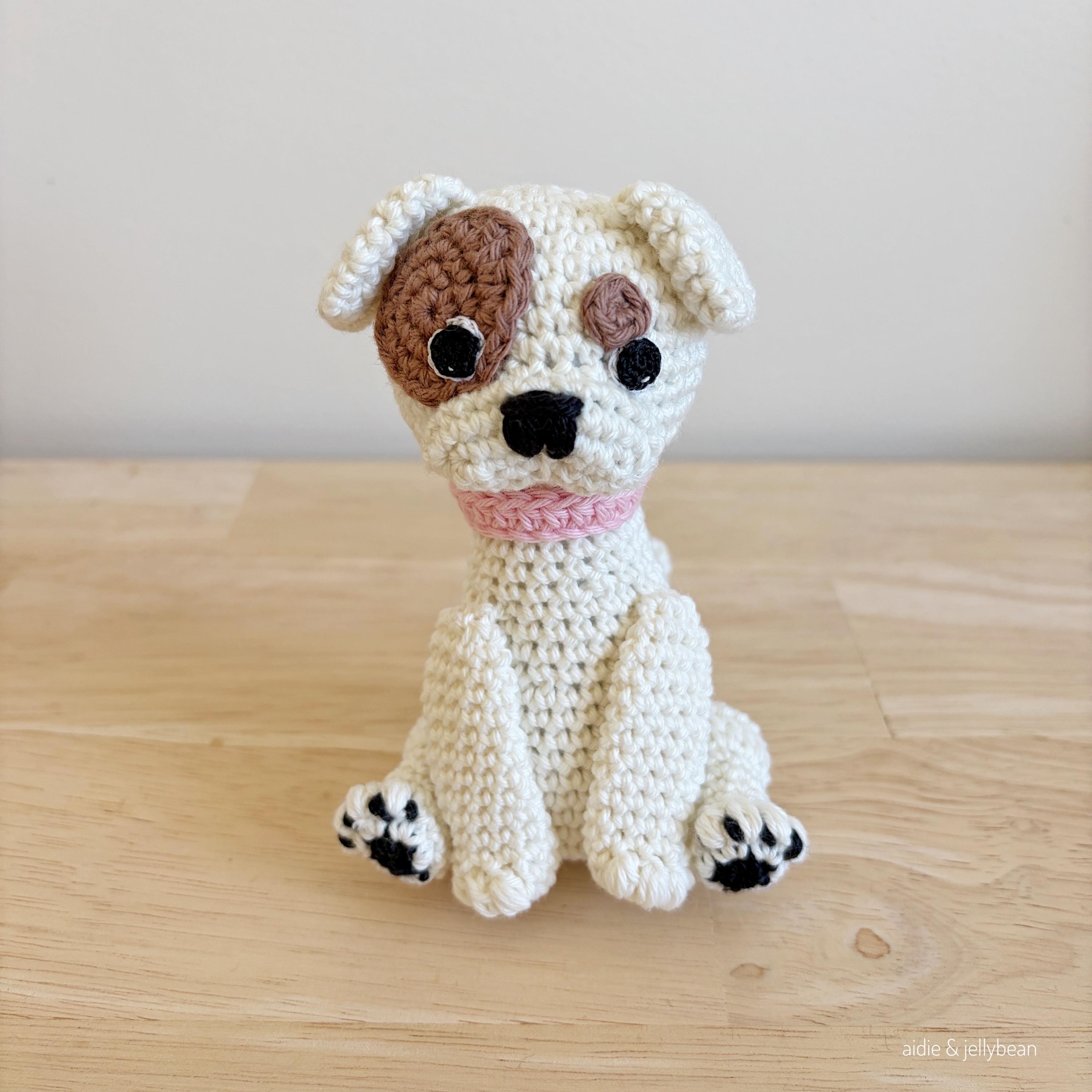 Made to Order PITT BULL crochet amigurumi