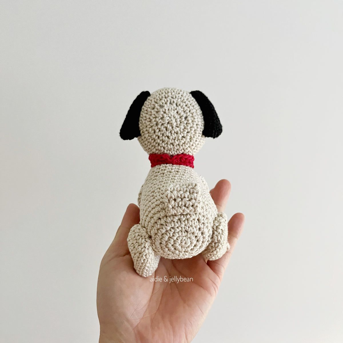 Made to Order PUG crochet amigurumi