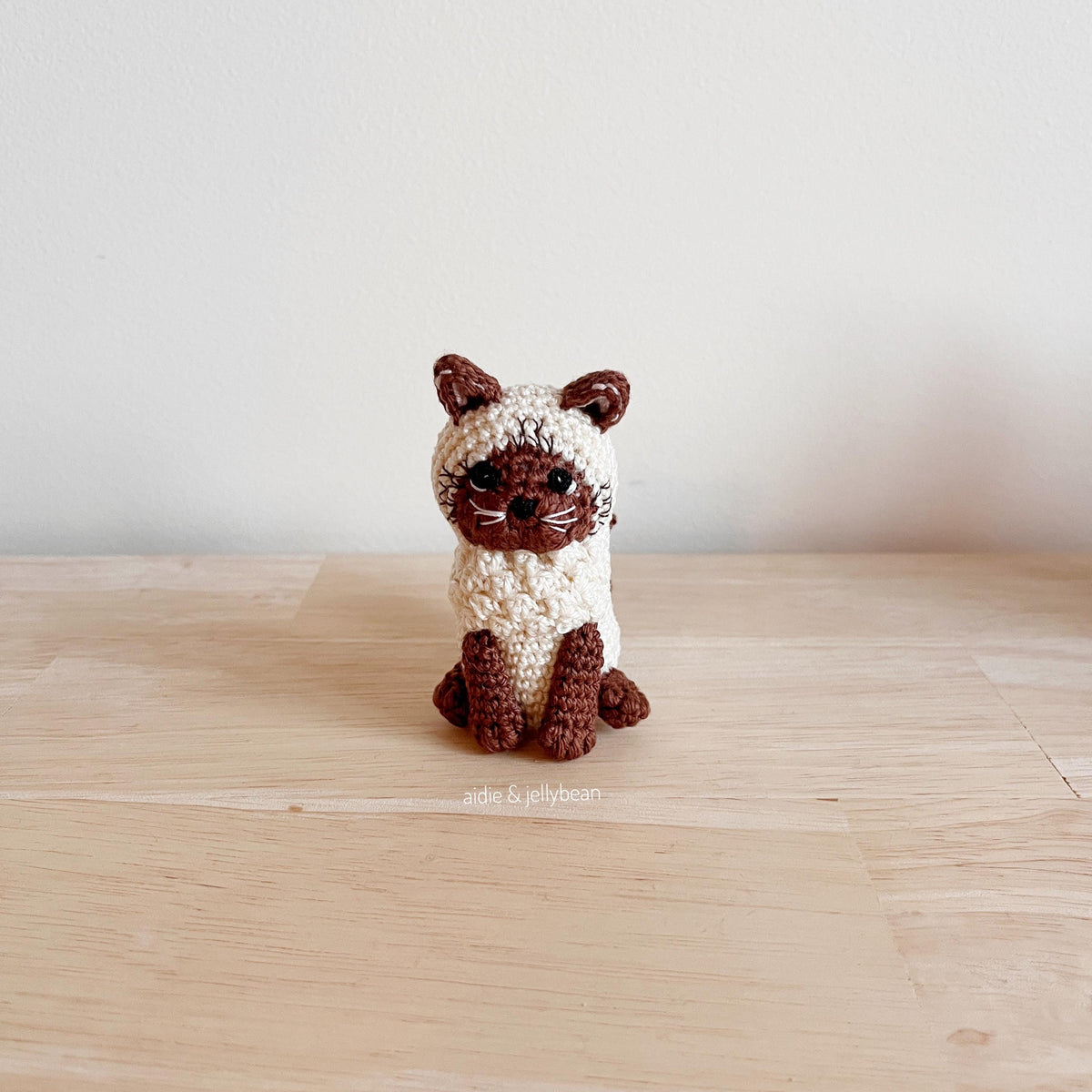 Made to Order TINY RAGDOLL CAT crochet amigurumi