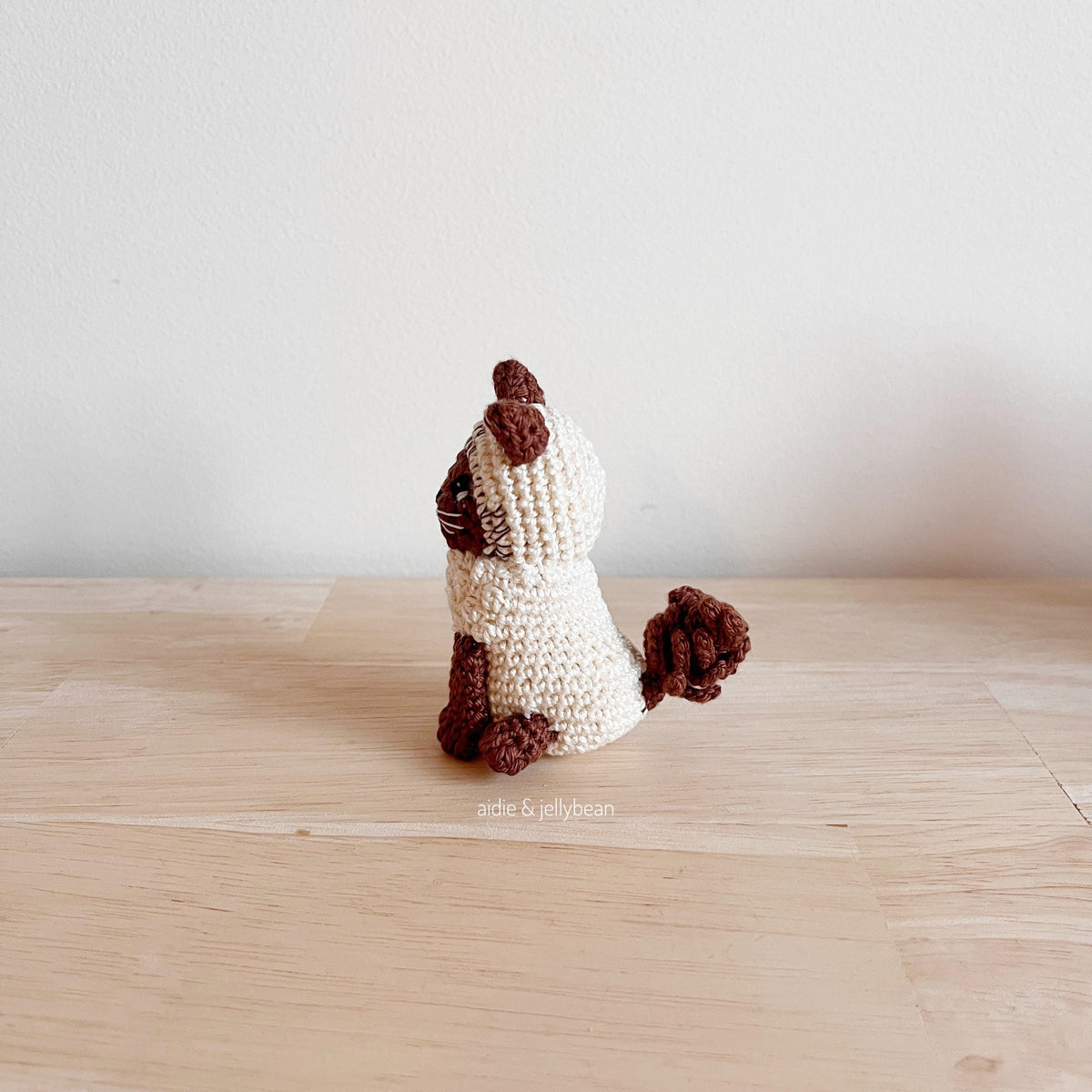 Made to Order TINY RAGDOLL CAT crochet amigurumi