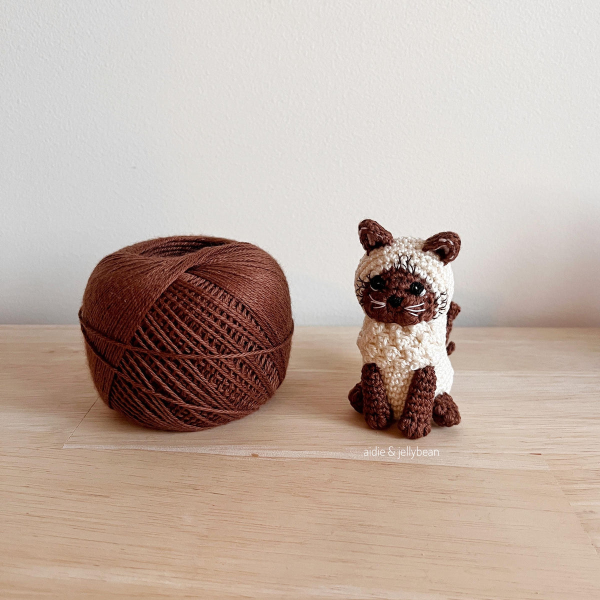 Made to Order TINY RAGDOLL CAT crochet amigurumi