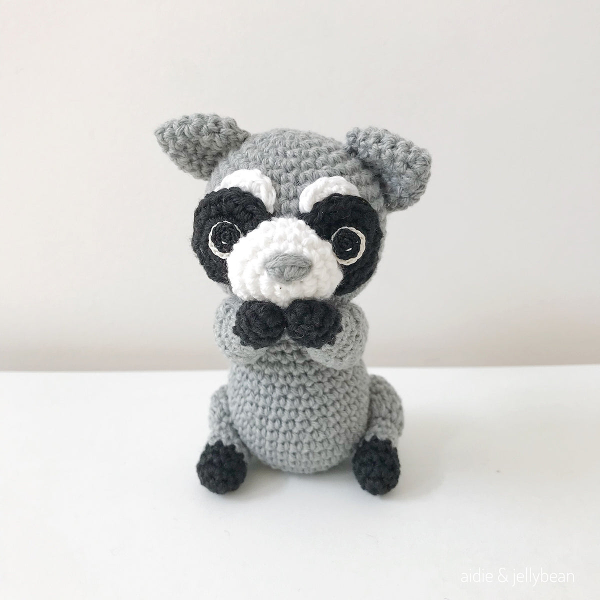 AMIGURUMI PATTERN/ tutorial (English) Amigurumi Raccoon - "Rocco the Little Raccoon" pdf - US terminology