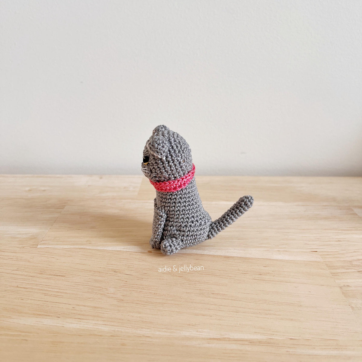 Made to Order TINY SCOTTISH FOLD CAT crochet amigurumi