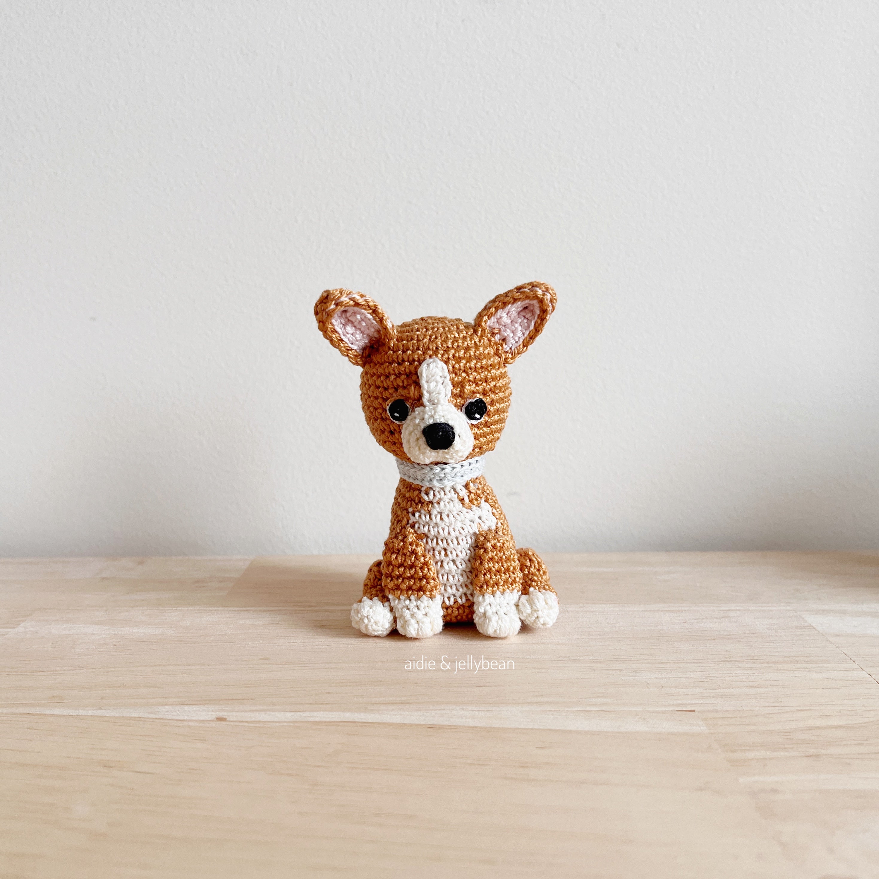 Made to Order TINY CORGI crochet amigurumi