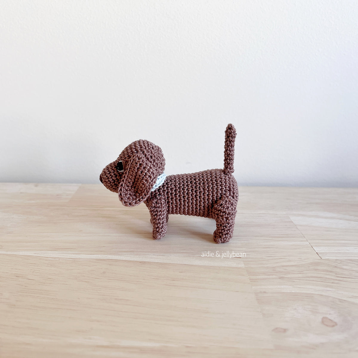 Made to Order TINY DACHSHUND crochet amigurumi