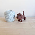 Made to Order TINY DACHSHUND crochet amigurumi