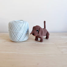 Load image into Gallery viewer, Made to Order TINY DACHSHUND crochet amigurumi