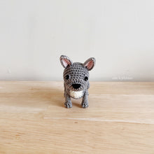 Load image into Gallery viewer, Made to Order TINY FRENCH BULLDOG crochet amigurumi