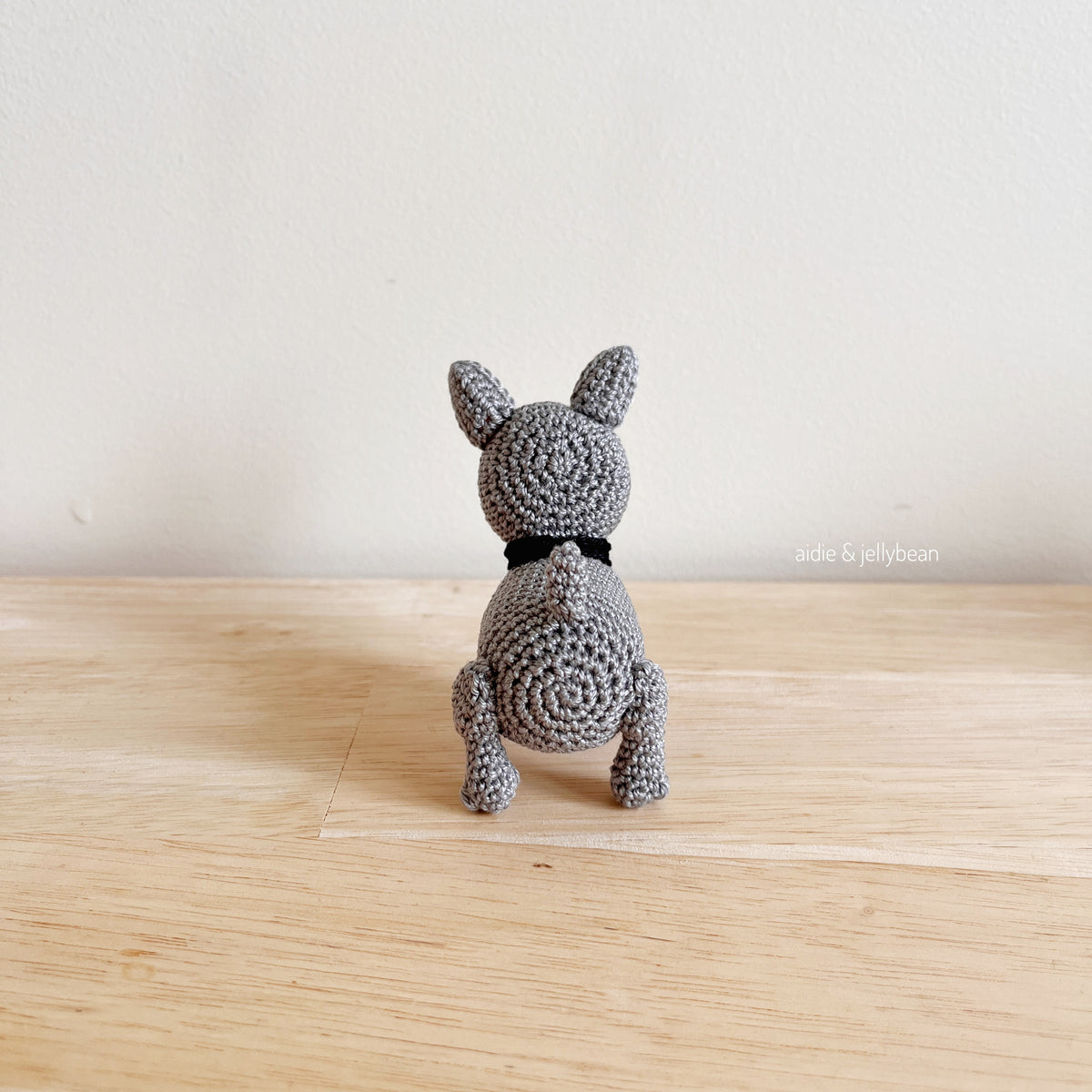 Made to Order TINY FRENCH BULLDOG crochet amigurumi