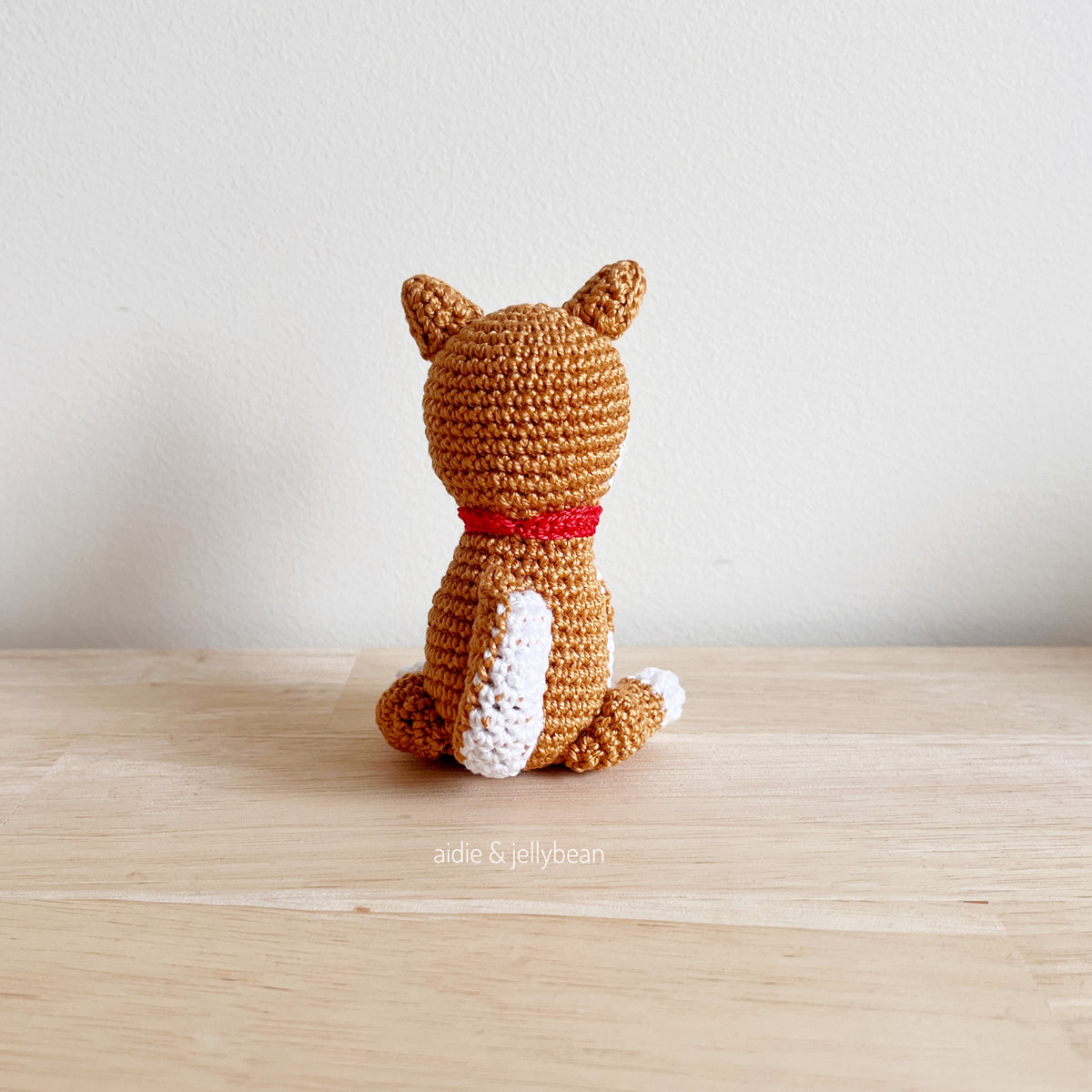 Made to Order TINY SHIBA INU crochet amigurumi
