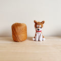 Made to Order TINY SHIBA INU crochet amigurumi