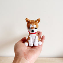 Load image into Gallery viewer, Made to Order TINY SHIBA INU crochet amigurumi