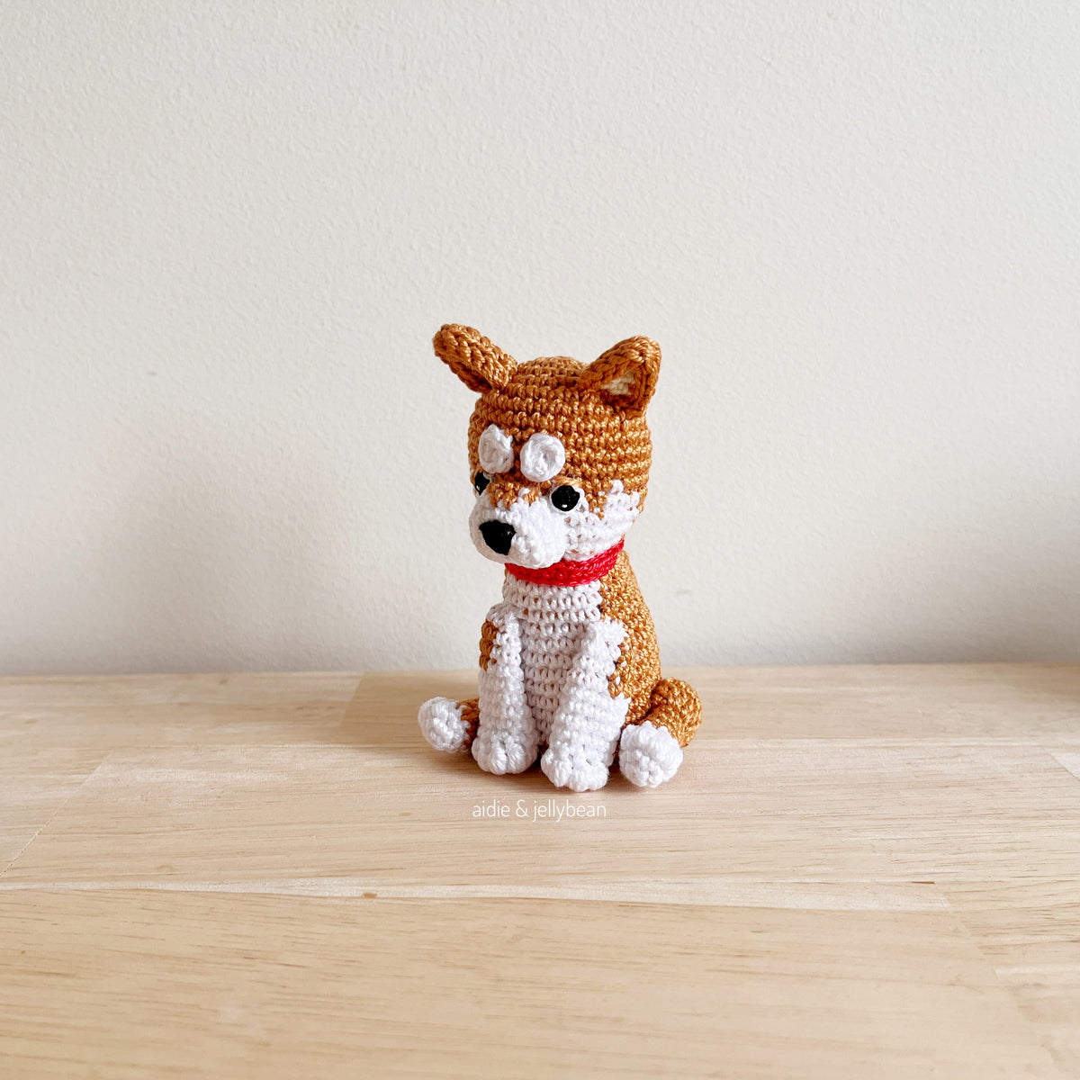 Made to Order TINY SHIBA INU crochet amigurumi