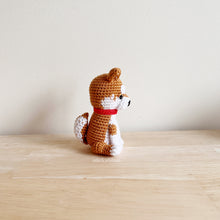 Load image into Gallery viewer, Made to Order TINY SHIBA INU crochet amigurumi