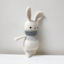Load image into Gallery viewer, Made to Order BUNNY wearing a Scarf crochet amigurumi